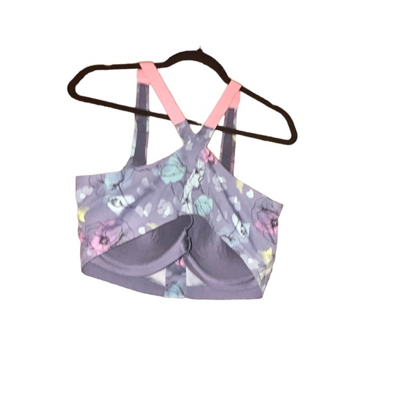 Victoria’s  secret incredible knock out ultra max floral sports bra 36DDD 36F - Picture 3 of 4